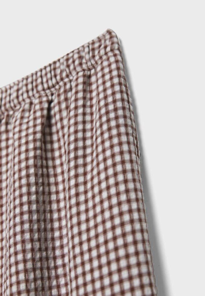 Volumbukser i poplin