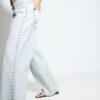Wide Leg Loose Studded Jeans