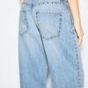 Wide Leg Loose Studded Jeans