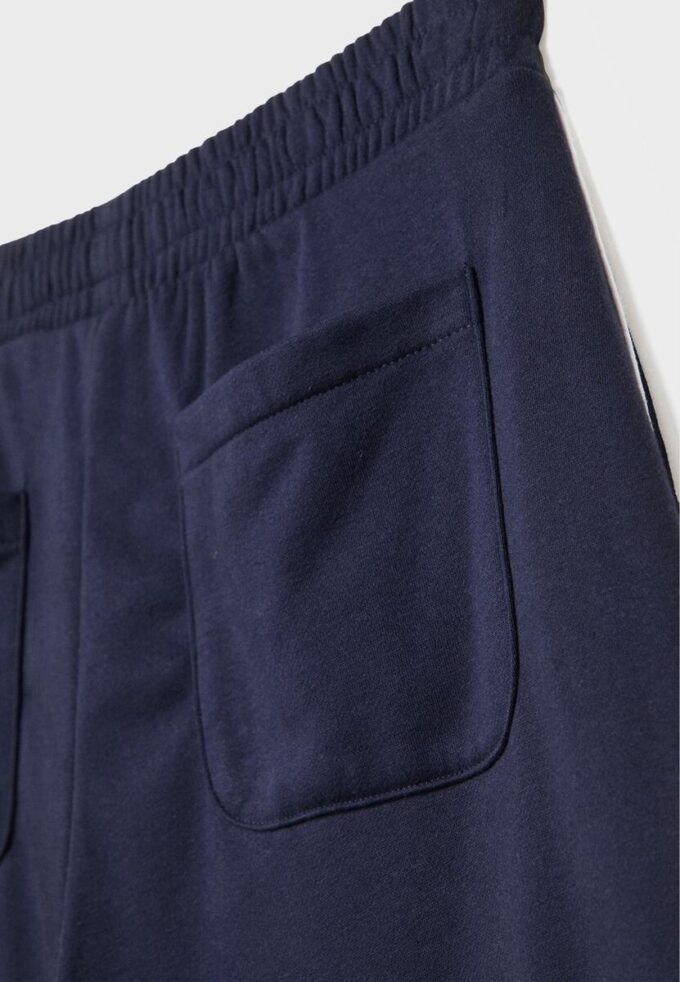 Wide Leg Plush Bukser med pyntedetaljer